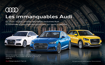 Les Immanquables Audi du 10 au 30 juin 2019