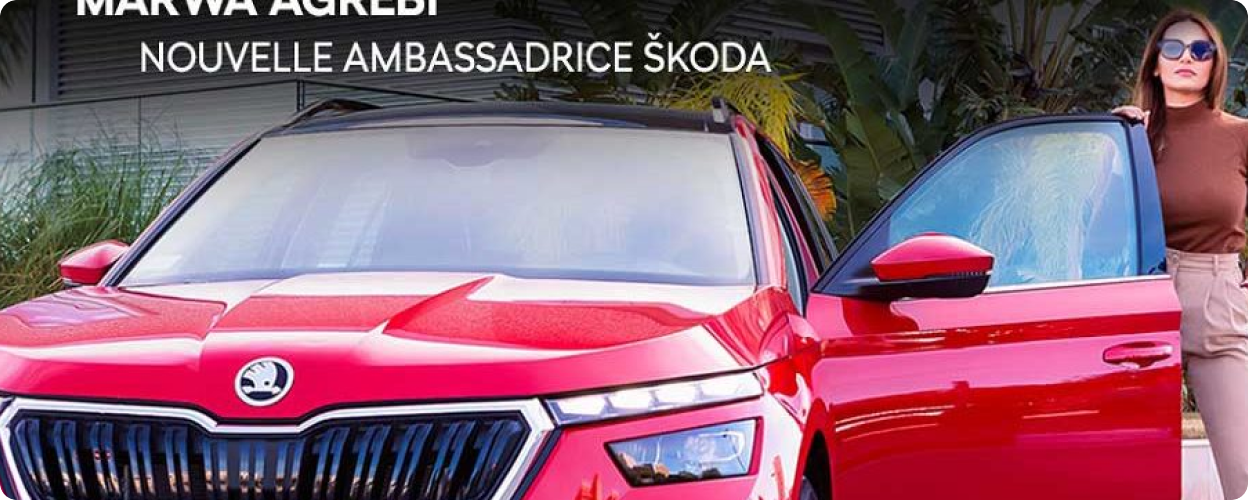 Marwa Agrebi, Ambassadrice Škoda
